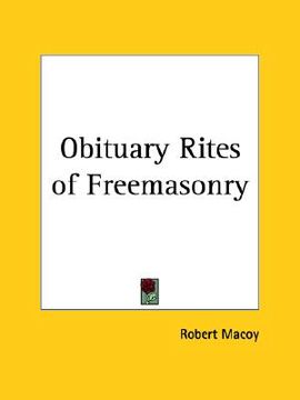 portada obituary rites of freemasonry (in English)
