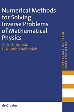portada Numerical Methods for Solving Inverse Problems of Mathematical Physics (en Inglés)