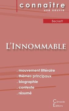 portada Fiche de lecture L'Innommable de Samuel Beckett (Analyse littéraire de référence et résumé complet) 
