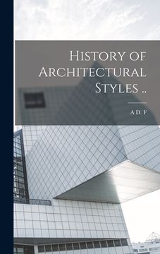 portada History of Architectural Styles .. (en Inglés)