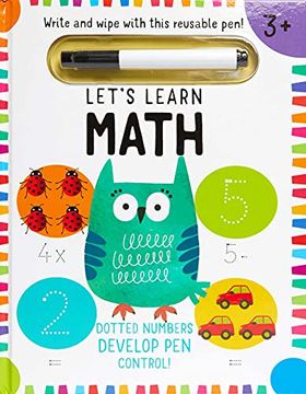 portada Let'S Learn Wipe Clean Hardcover: Math (en Inglés)