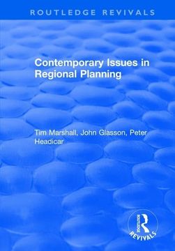 portada Contemporary Issues in Regional Planning (in English)