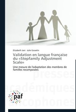 portada Validation En Langue Francaise Du Stepfamily Adjustment Scale