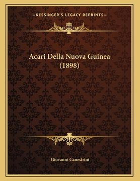portada Acari Della Nuova Guinea (1898) (in Italian)