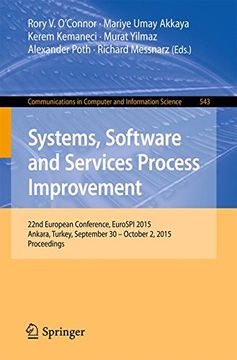 portada Systems, Software and Services Process Improvement: 22nd European Conference, EuroSPI 2015, Ankara, Turkey, September 30 -- October 2, 2015. ... in Computer and Information Science)