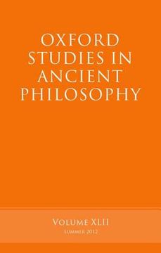 portada oxford studies in ancient philosophy