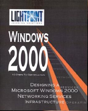 portada designing a microsoft windows 2000 networking services infrastructure (en Inglés)