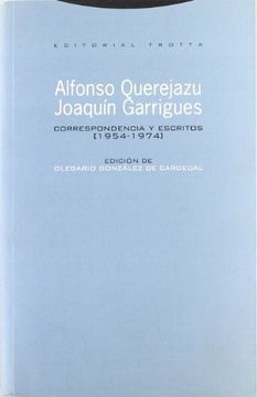 portada Alfonso Querejazu, Joaquin Garrigues, Correspondencia y Escritos, 1954-1974)