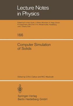 portada computer simulation of solids (en Inglés)