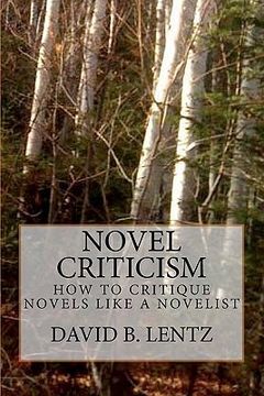 portada novel criticism (en Inglés)