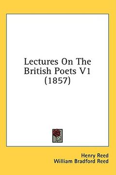 portada lectures on the british poets v1 (1857) (en Inglés)