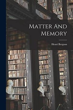 portada Matter and Memory (in English)
