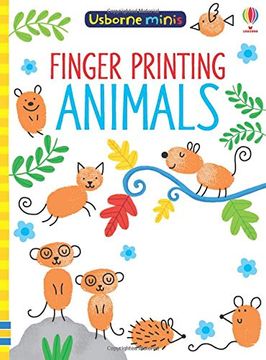 portada Finger Printing Animals (Usborne Minis) (in English)