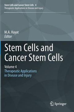 portada stem cells and cancer stem cells (en Inglés)