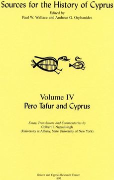 portada Pero Tafur and Cyprus (Sources for the History of Cyprus) (en Inglés)