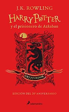 portada Harry Potter y el prisionero de Azkaban (edición Gryffindor del 20º aniversario) (Harry Potter 3)
