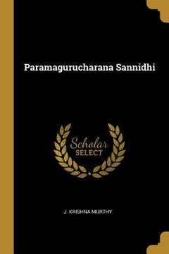 portada Paramagurucharana Sannidhi (in Telugu)
