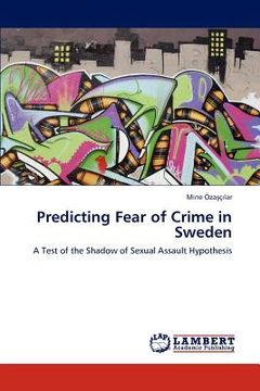 portada predicting fear of crime in sweden (en Inglés)