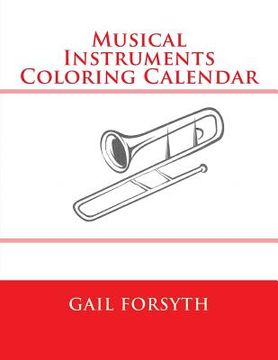portada Musical Instruments Coloring Calendar (in English)