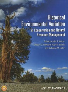 portada Historical Environmental Variation in Conservation and Natural Resource Management (in English)