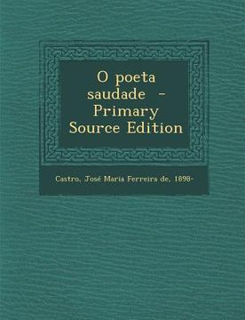 portada O Poeta Saudade (en Portugués)