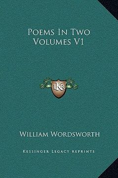 portada poems in two volumes v1 (en Inglés)