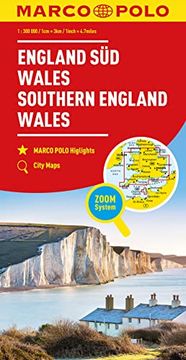 portada Marco Polo Regionalkarte England Süd, Wales 1: 300. 000