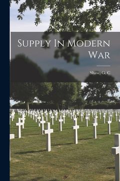 portada Supply In Modern War (en Inglés)