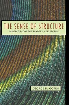 portada the sense of structure: writing from the reader`s perspective