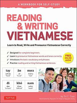 portada Reading & Writing Vietnamese: A Workbook for Self-Study (en Inglés)
