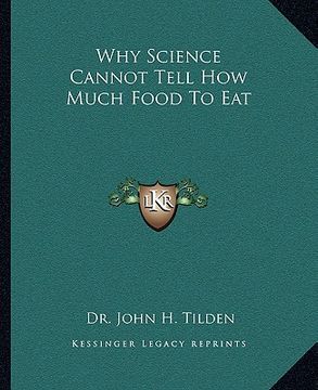portada why science cannot tell how much food to eat (in English)