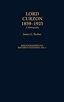 portada Lord Curzon, 1859-1925: A Bibliography 