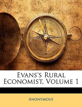 portada evans's rural economist, volume 1 (en Inglés)
