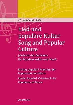 portada Lied und Populäre Kultur / Song and Popular Culture (en Alemán)