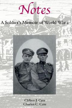 portada notes: a soldier's memoir of world war i (in English)