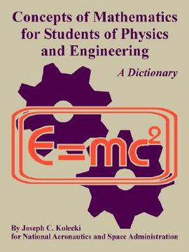 portada concepts of mathematics for students of physics and engineering