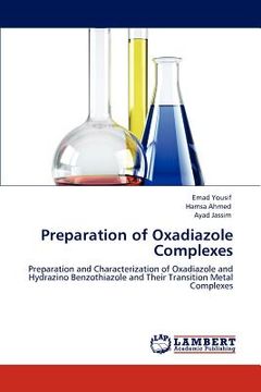 portada preparation of oxadiazole complexes (en Inglés)