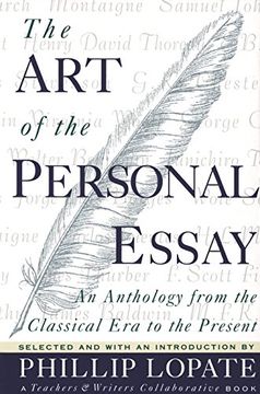 portada The art of the Personal Essay: An Anthology From the Classical era to the Present (libro en Inglés)