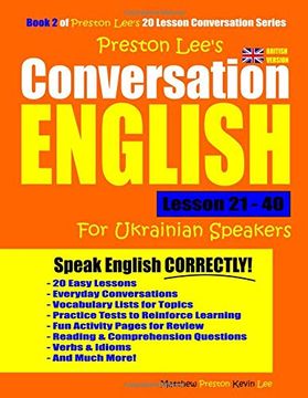 portada Preston Lee's Conversation English for Ukrainian Speakers Lesson 21 - 40 (British Version) 