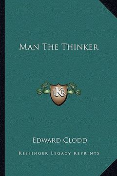 portada man the thinker (en Inglés)