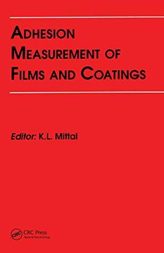 portada Adhesion Measurement of Films and Coatings (en Inglés)