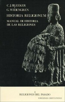 portada Historia Religionum. Manual de Historia de las Religiones. Tomo i (in Spanish)