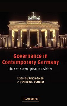 portada Governance in Contemporary Germany: The Semisovereign State Revisited (in English)