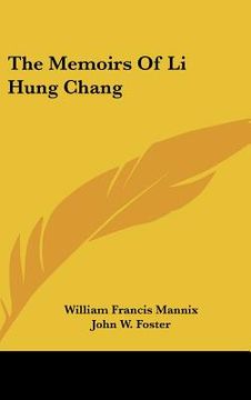 portada the memoirs of li hung chang (en Inglés)