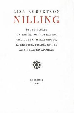 portada nilling: prose (in English)