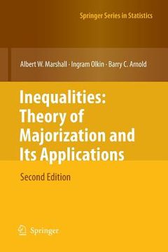portada Inequalities: Theory of Majorization and Its Applications (en Inglés)