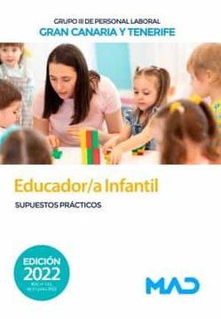 portada Educador/A Infantil (Grupo iii Personal Laboral). Islas de Gran Canaria y Tenerife. Supuestos Practicos (in Spanish)