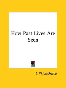 portada how past lives are seen (en Inglés)