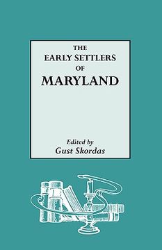 portada the early settlers of maryland (en Inglés)