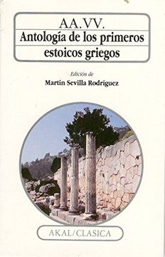portada Antologia de los Primeros Estoicos Griegos (in Spanish)